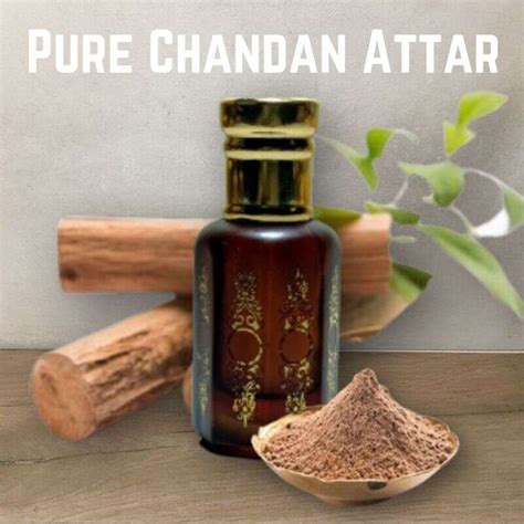 Pure Chandan Attar (Sandal Wood Oil) & Mantrit (Energized) .